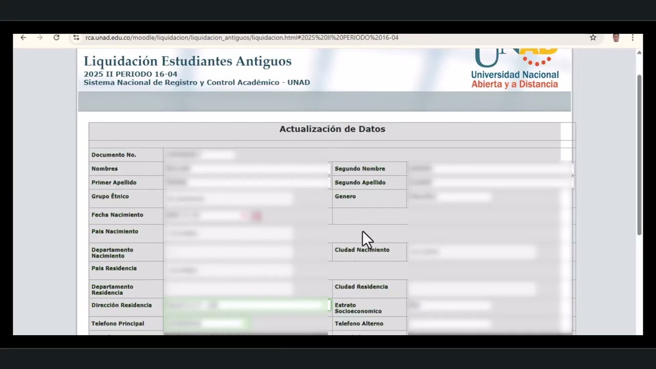Como realizar el proceso de matricula en la UNAD