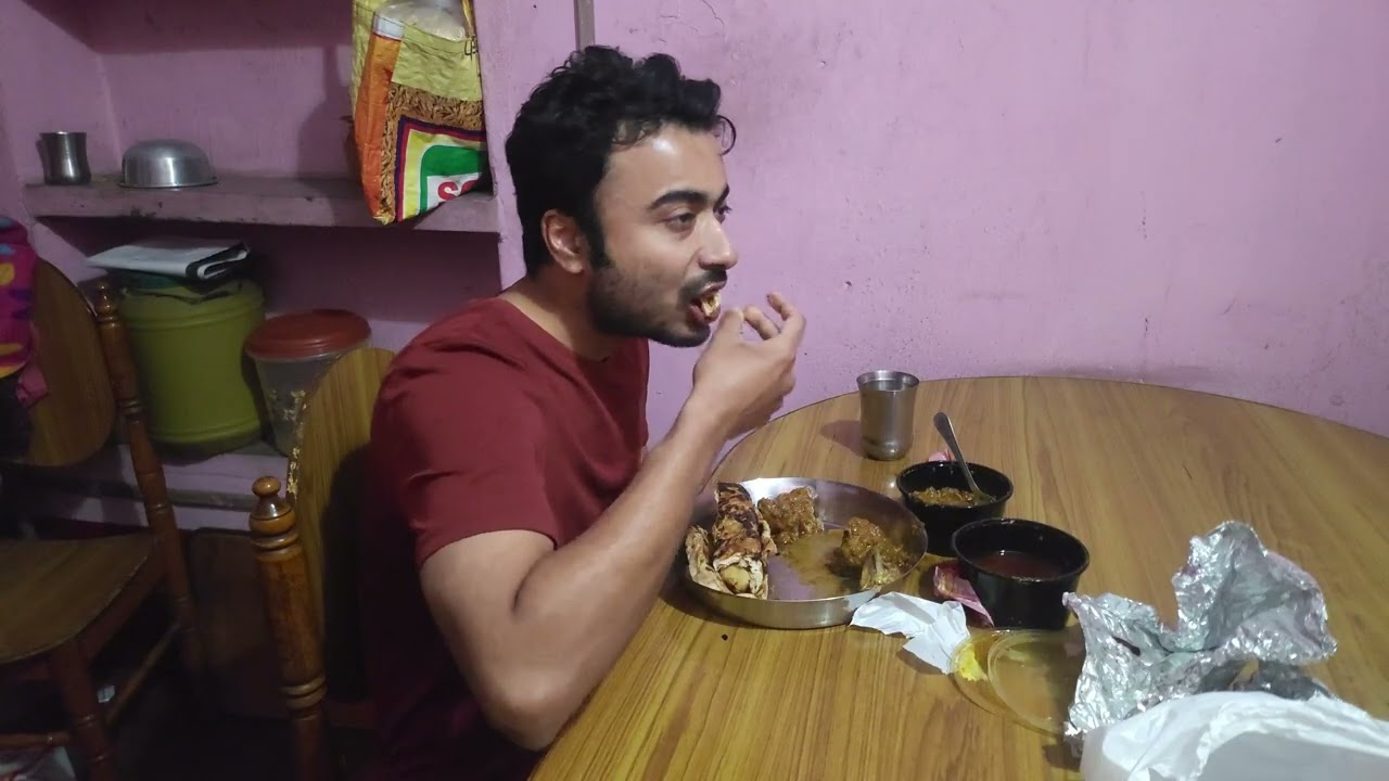 Trying Mutton Curry with Kulcha at Home