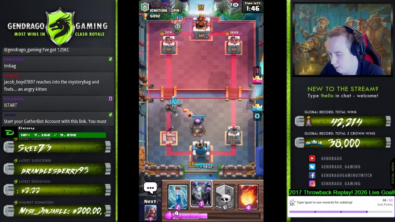 2017 Clash Royale Throw Back Thursday! MGL Worlds, 10,000 Gem Tourneys and Ladder Play!