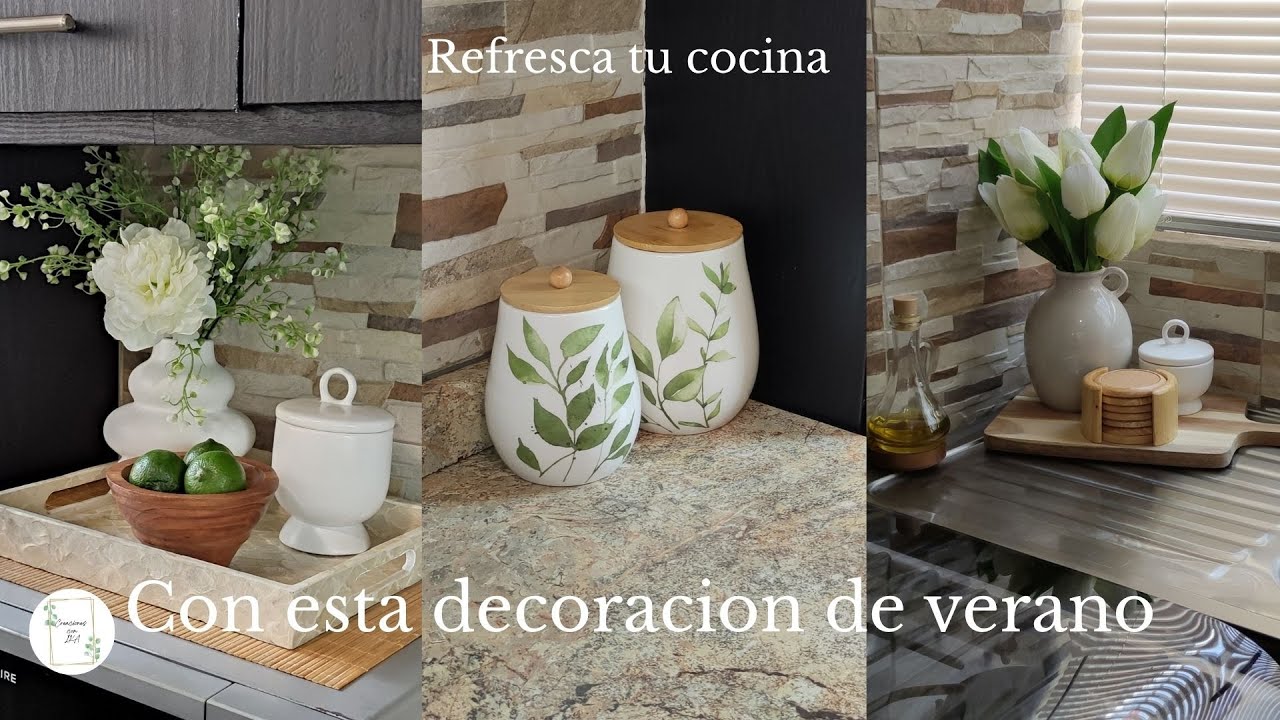 Decoraci&oacute;n Natural para tu Cocina este Verano | Estilo Fresco y Sencillo