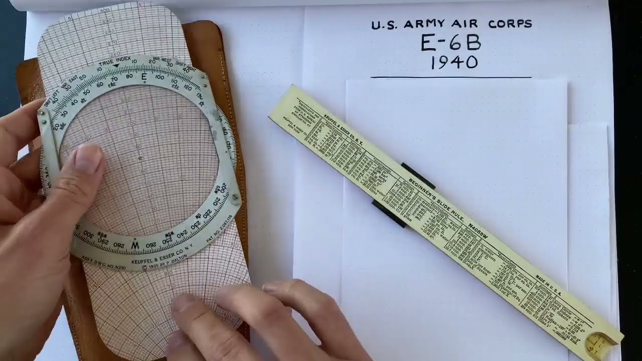 U.S. Army Air Corps E-6B, Keuffel & Esser (1940) : the Original E-6B