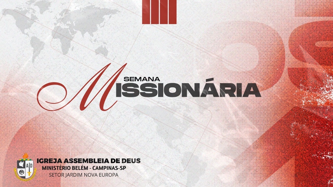 CULTO SEMANA MISSIONÁRIA | QUINTA-FEIRA | 12/02/2026 | AD BELÉM JD. NOVA EUROPA | CAMPINAS - SP