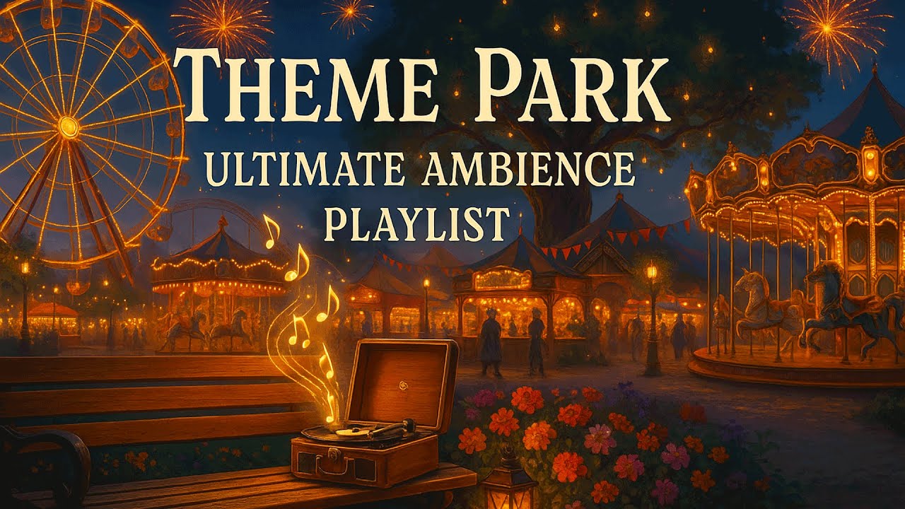 Feels Like Disneyland 💫 | Ambient Theme Park Music for Relaxing & Creating