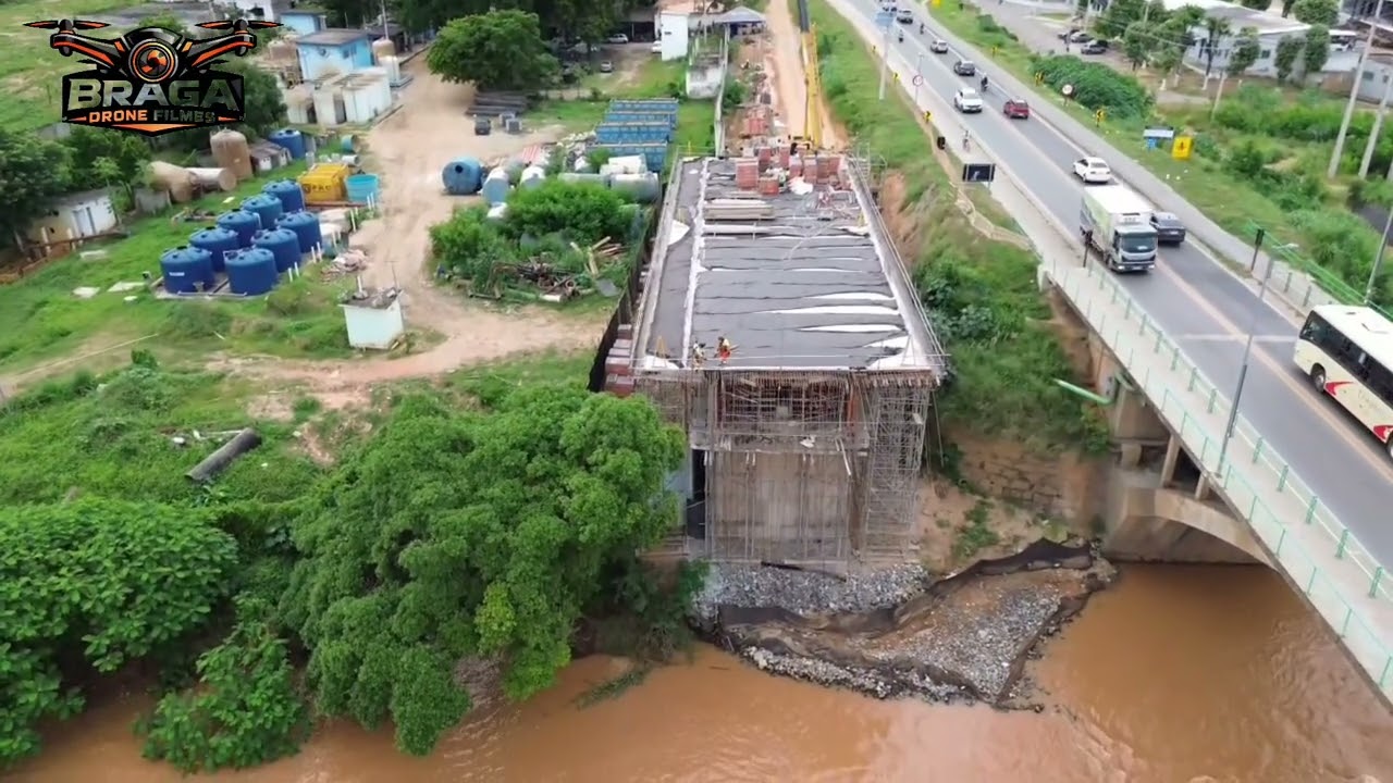 Dia 19/03/2026 construção da Ponte São Raimundo.