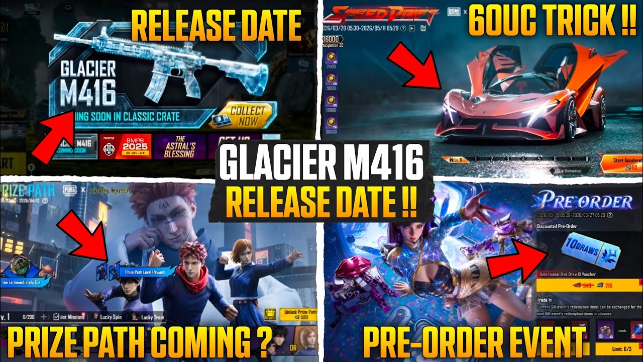 Apollo Supercar 60UC Trick ! Glacier Coming Back | Prize Path Release Date Bgmi | Kumari Gamer