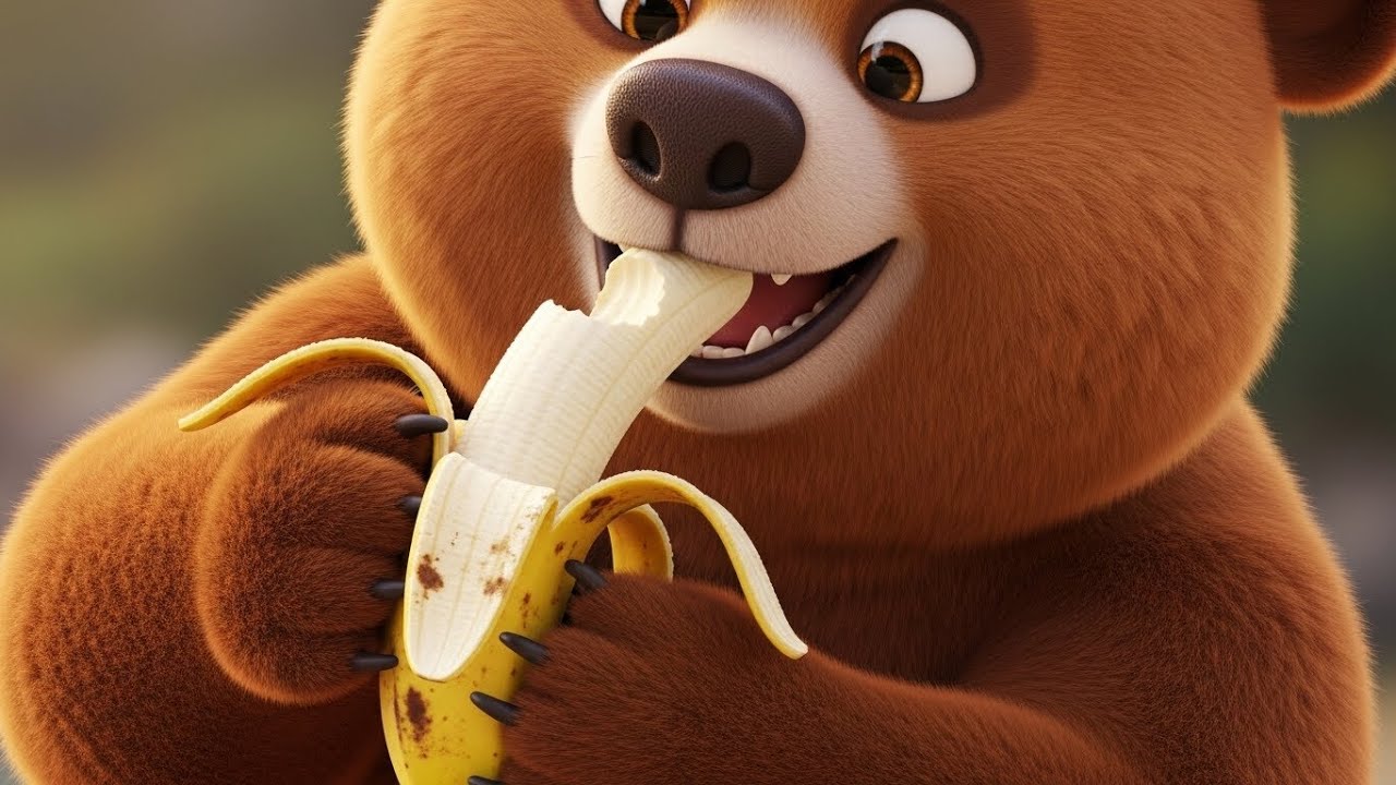 The Bear Who Loved Bananas 🐻🍌 | Fun Animal Song for Kids | Nursery Rhymes & Learning