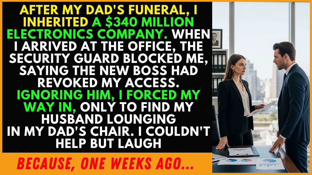 After My Dads Funeral, My Husband Forcefully Took Over The $340M Company I Inherited, But Then…