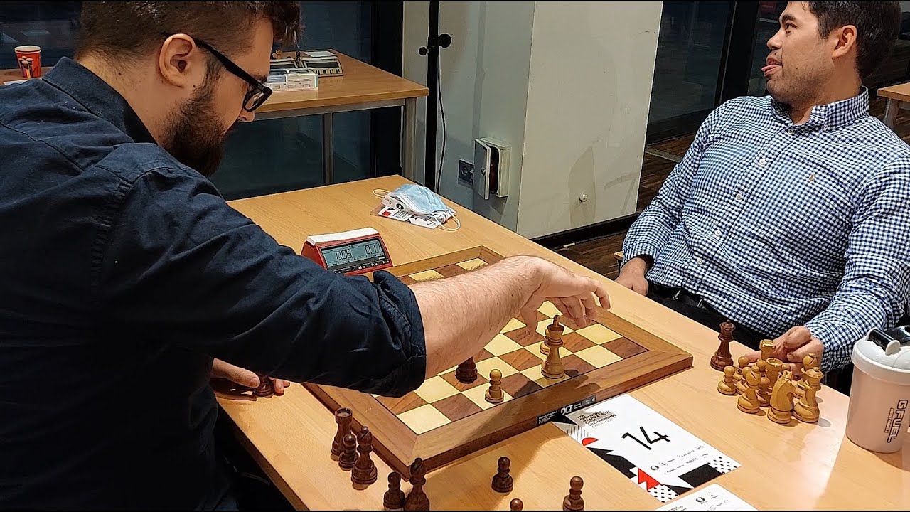 Hikaru Nakamura's epic expressions during an epic game! | Kadric vs Nakamura
