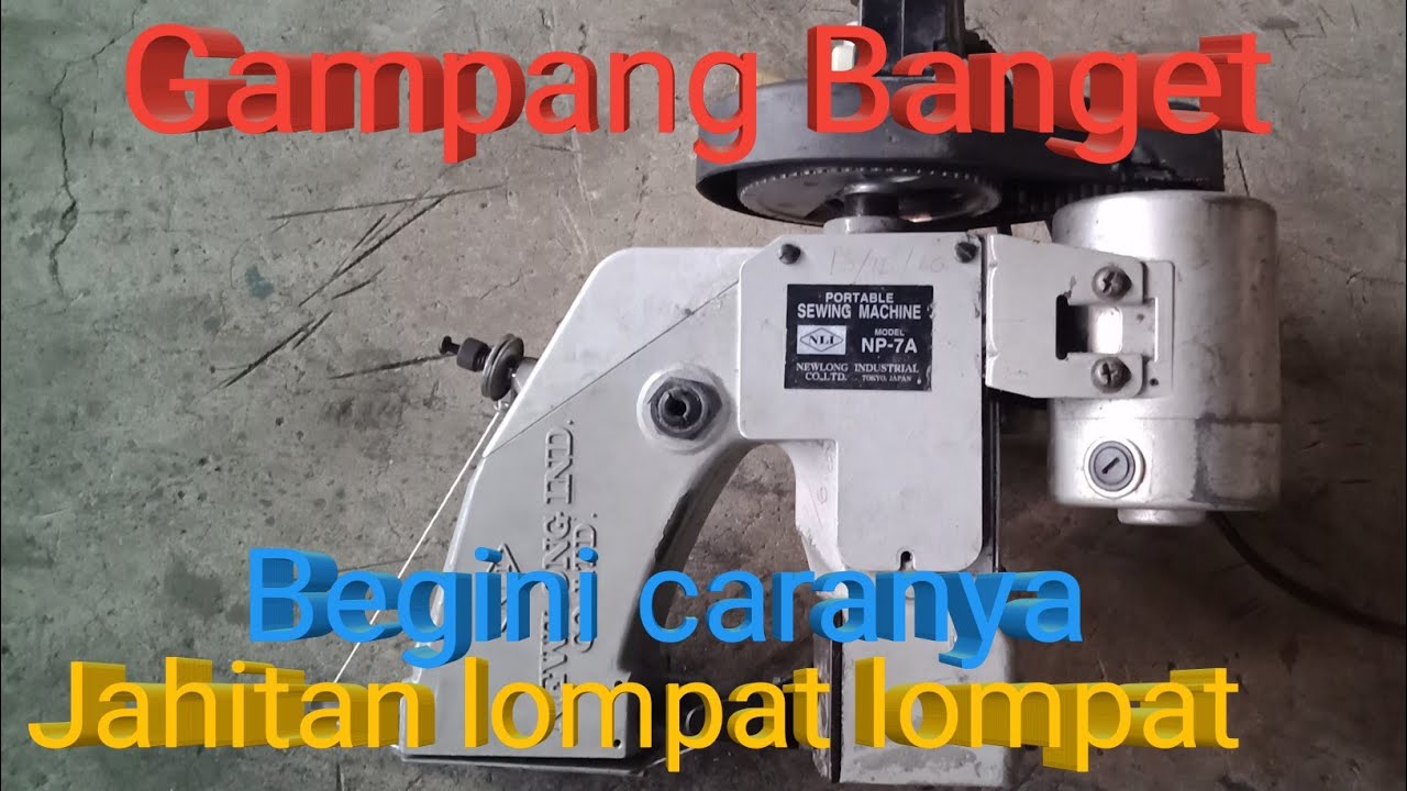Servis mesin jahit tidak menganyam atau jahitan lompat lompat @joindarchannel903