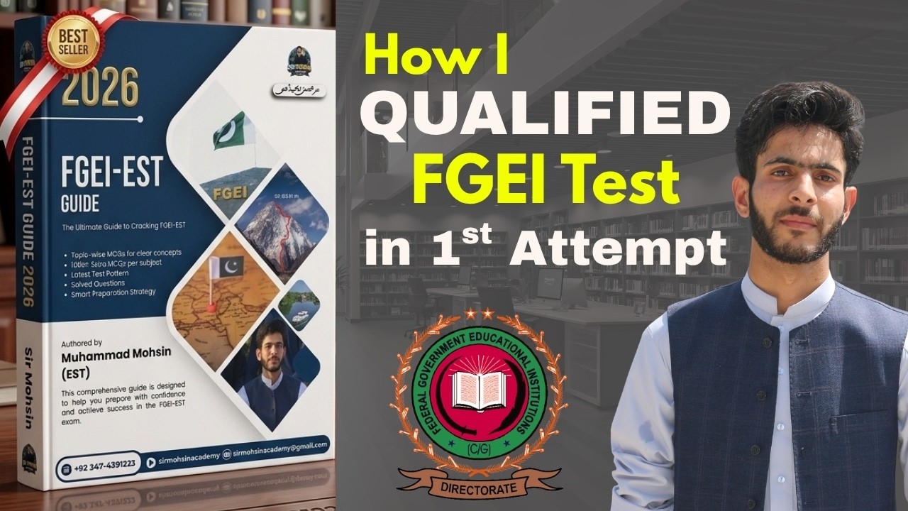 FGEI Test 2026 Preparation | How I Qualified in First Attempt