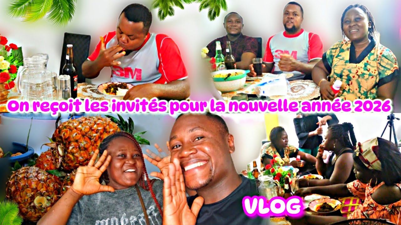Bonne année ! Notre Premier VLOG 2026 . On Cuisine pour recevoir Mama , Gabriel et nous Invités