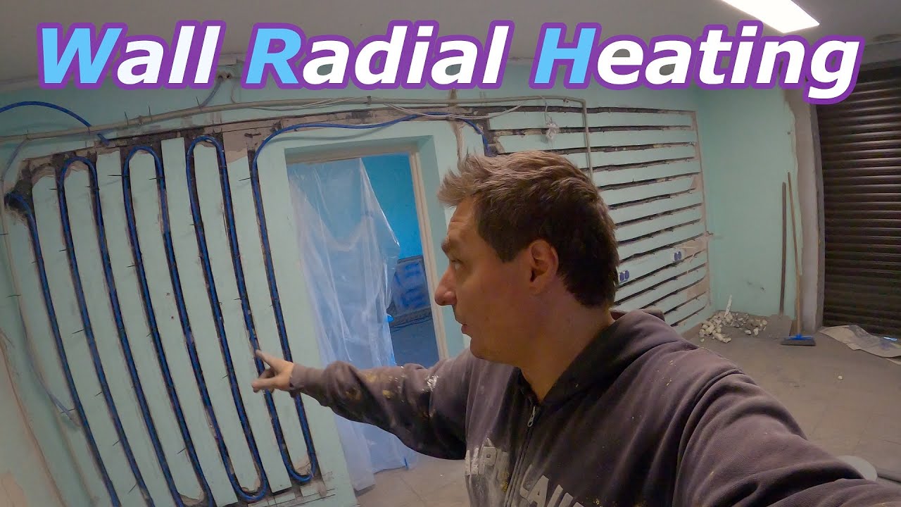 Wall radiant heating project finisch