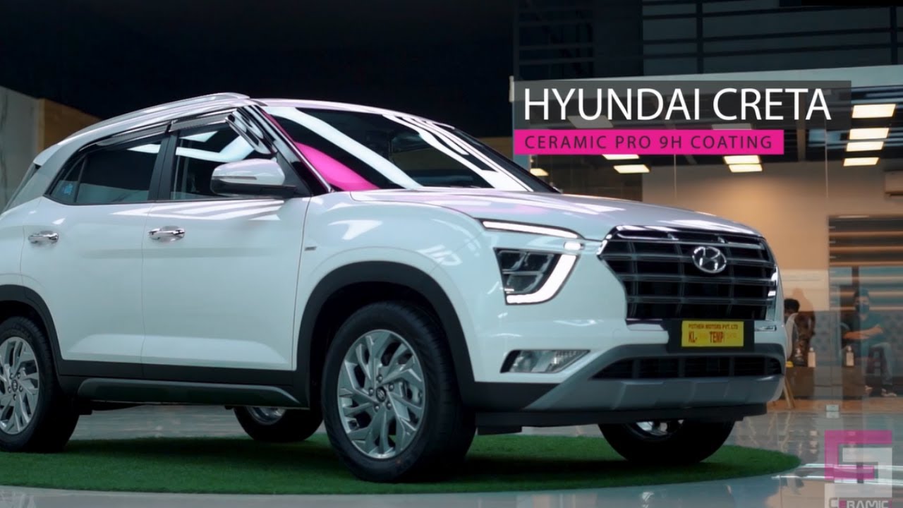 Hyundai Creta Ceramic Coating - Protected with Ceramic Pro 9h coating at Kochi 📞9777777654
