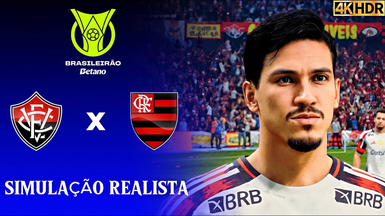 FC 26 4K - Vitória vs Flamengo | Brasileirão 2026 | 2 Rodada | Simulação Realista | EA Sports FC.