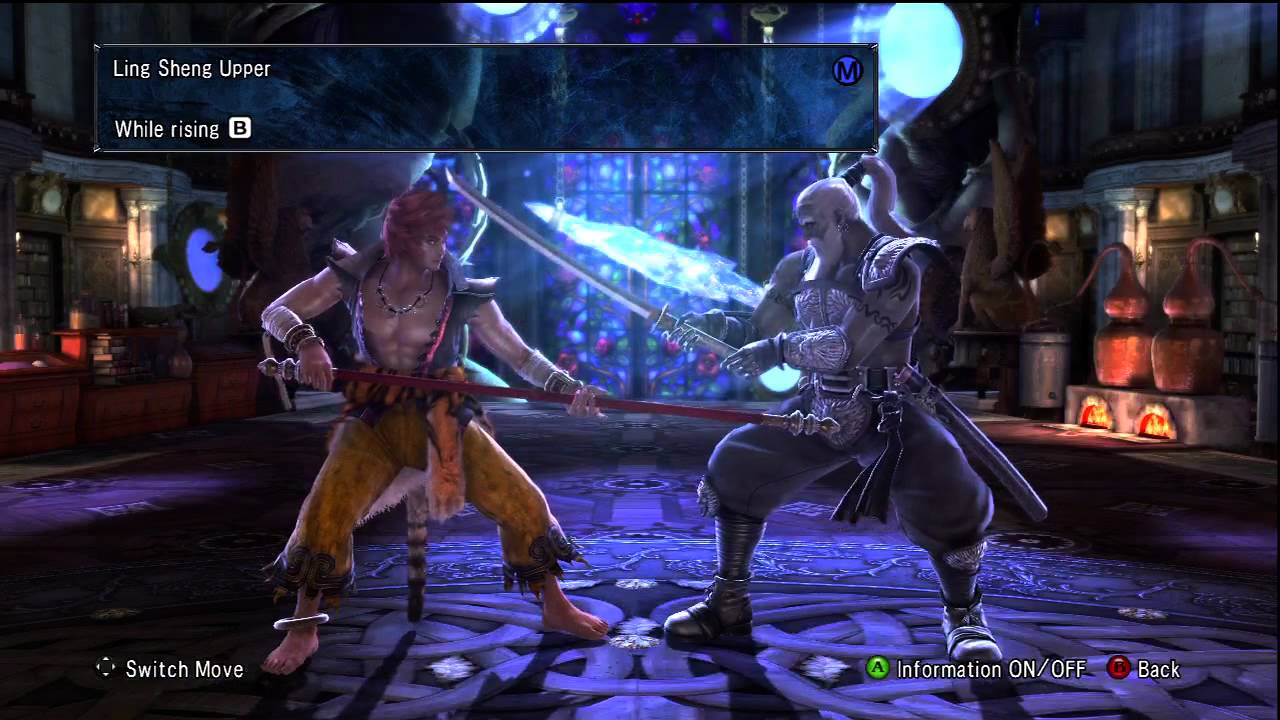 Soul Calibur 5 Xiba Move List
