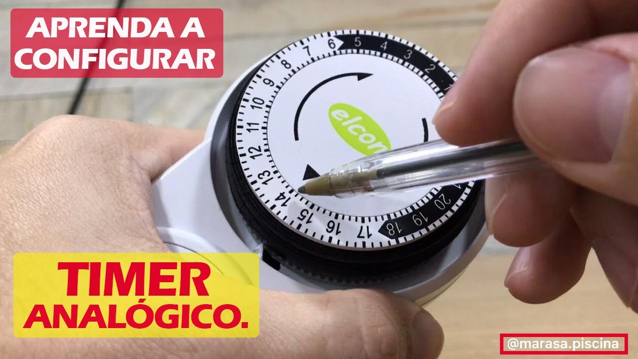 TIMER TEMPORIZADOR ANAL&Oacute;GICO - Aprenda a configurar no passo a passo ELCON