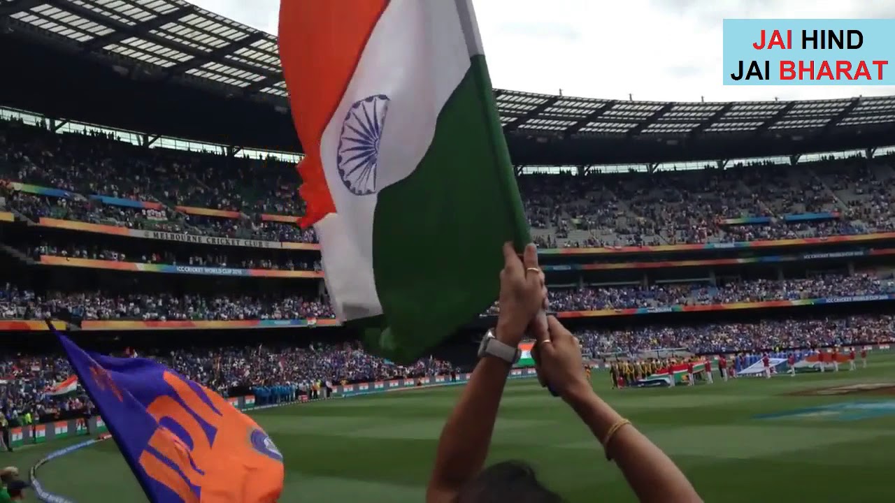 In Australia 70,000 People Singing Indian National Anthem at Australian Cricket Ground