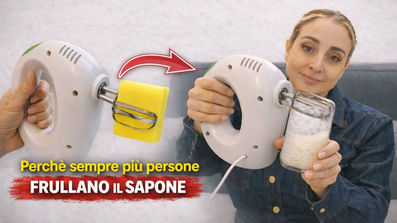Frulla il sapone: il trucco di pulizia che quasi nessuno conosce