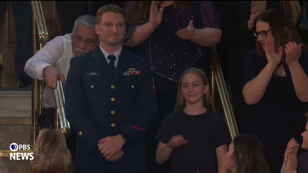 WATCH: Trump awards Camp Mystic rescue swimmer with military award | 2026 State of the Union