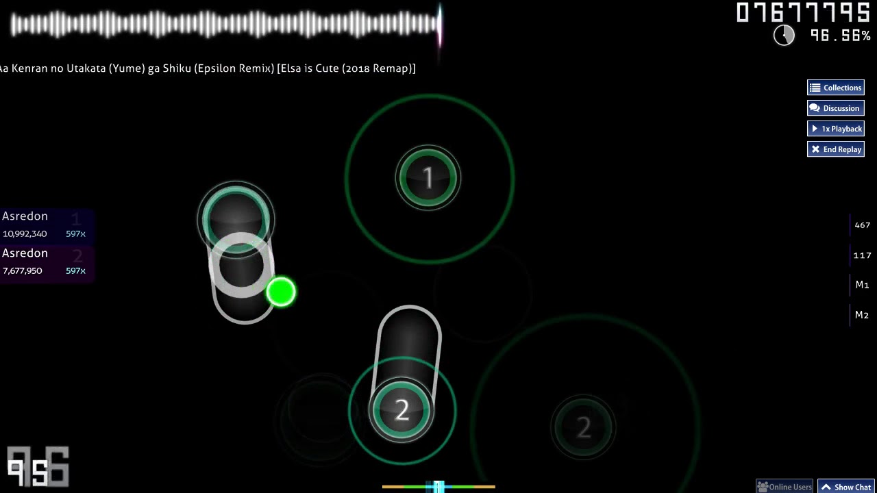 Osu! ういにゃす, おっちょこバニー - 嗚呼 絢爛の泡沫(ゆめ)が如く(Epsilon Remix) [Elsa ist Cute (2018 Remap)]