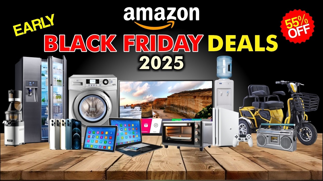 30 РАННИХ скидок Amazon на Чёрную пятницу 2025 года