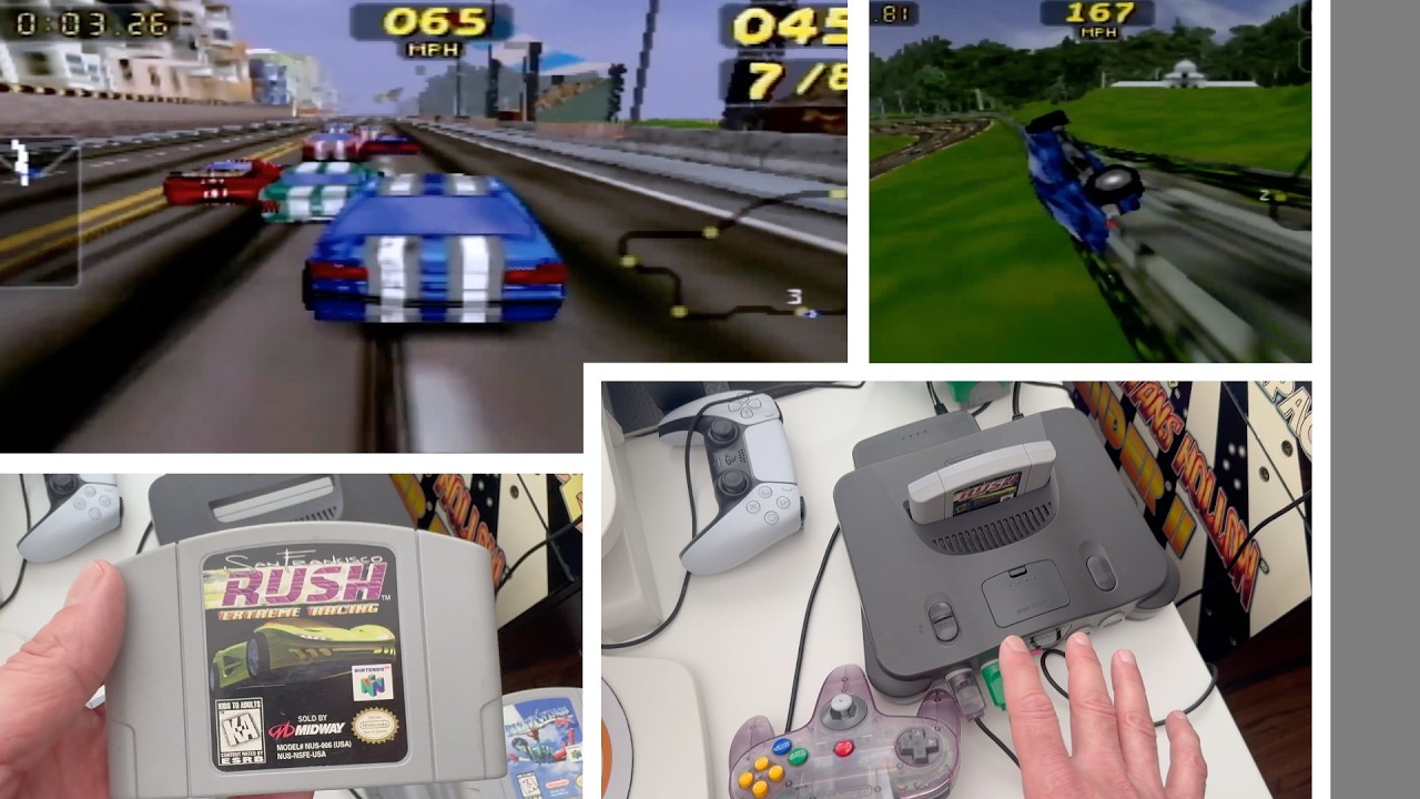 San Francisco Rush: Extreme Racing (N64) — Real Console, Real Footage