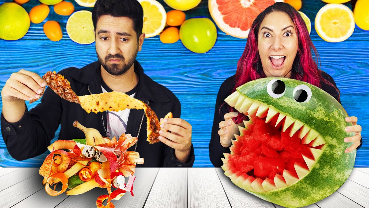 QUEM FEZ A MELHOR ESCULTURA COM FRUTAS | Gabriel e Shirley 2.0
