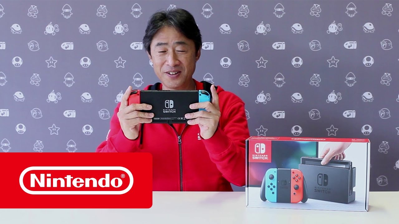 Nintendo Switch - Apertura de la caja con Satoru Shibata