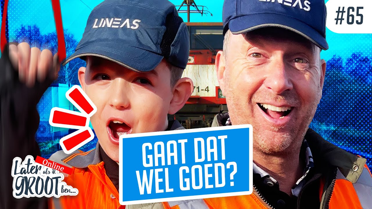 GOEDERENTREIN besturen | Rinaldo (11) wil MACHINIST worden