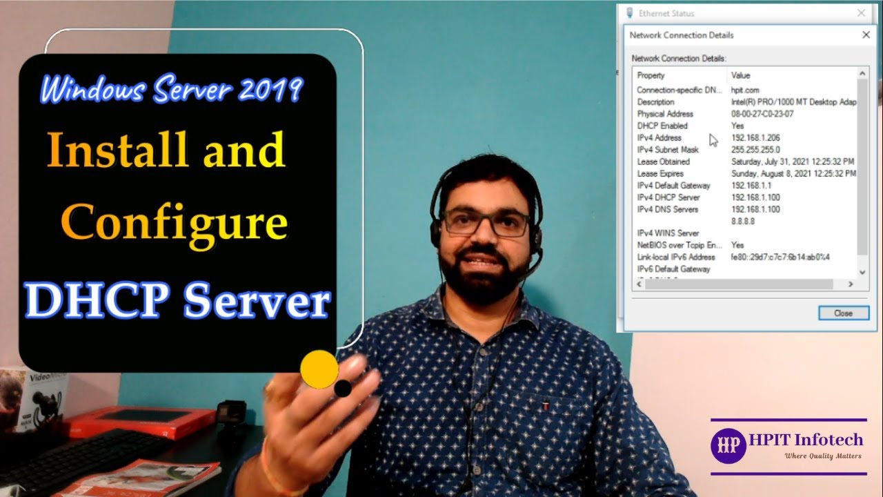 Install and Configure DHCP server | Windows Server DHCP Server Setup | Hindi Tutorial