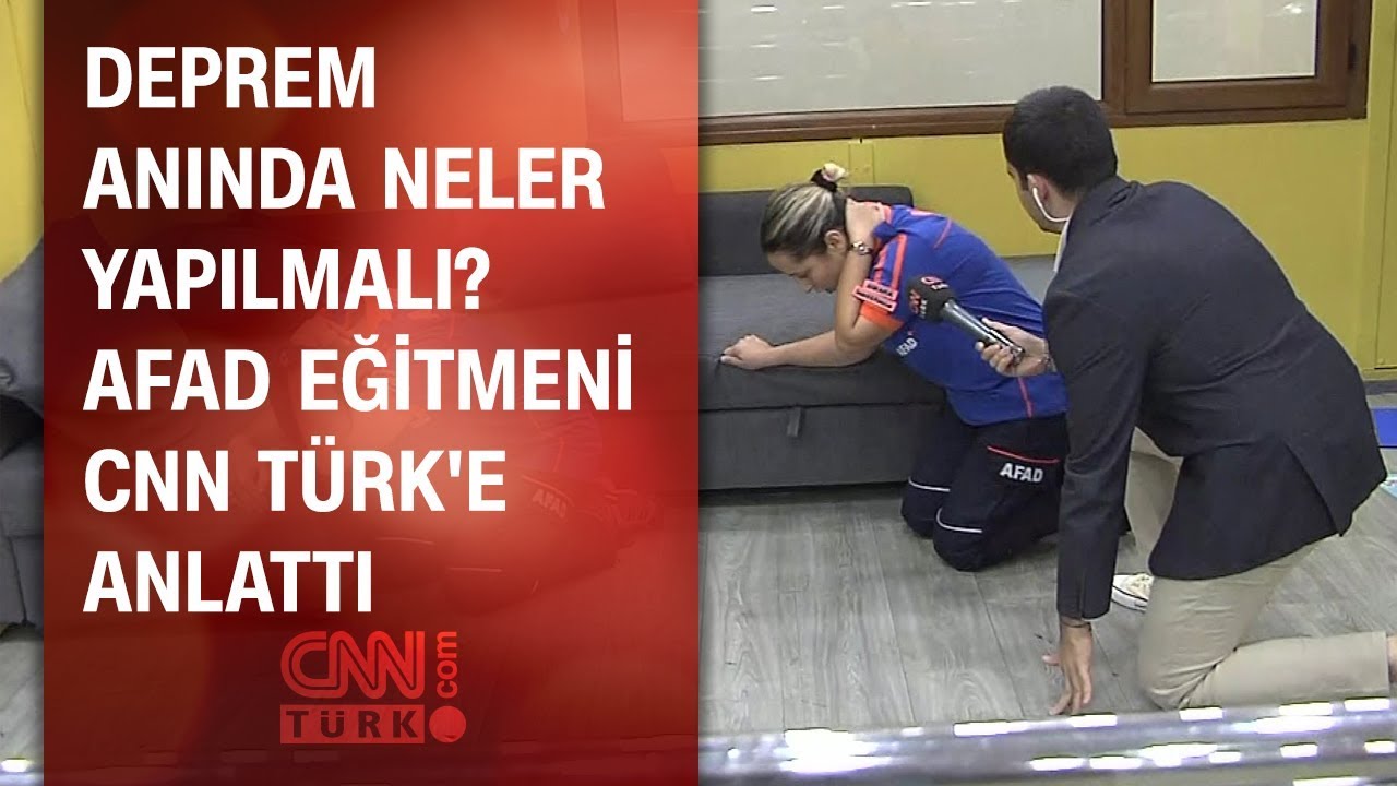 Deprem anında neler yapılmalı? AFAD eğitmeni CNN TÜRK'e anlattı