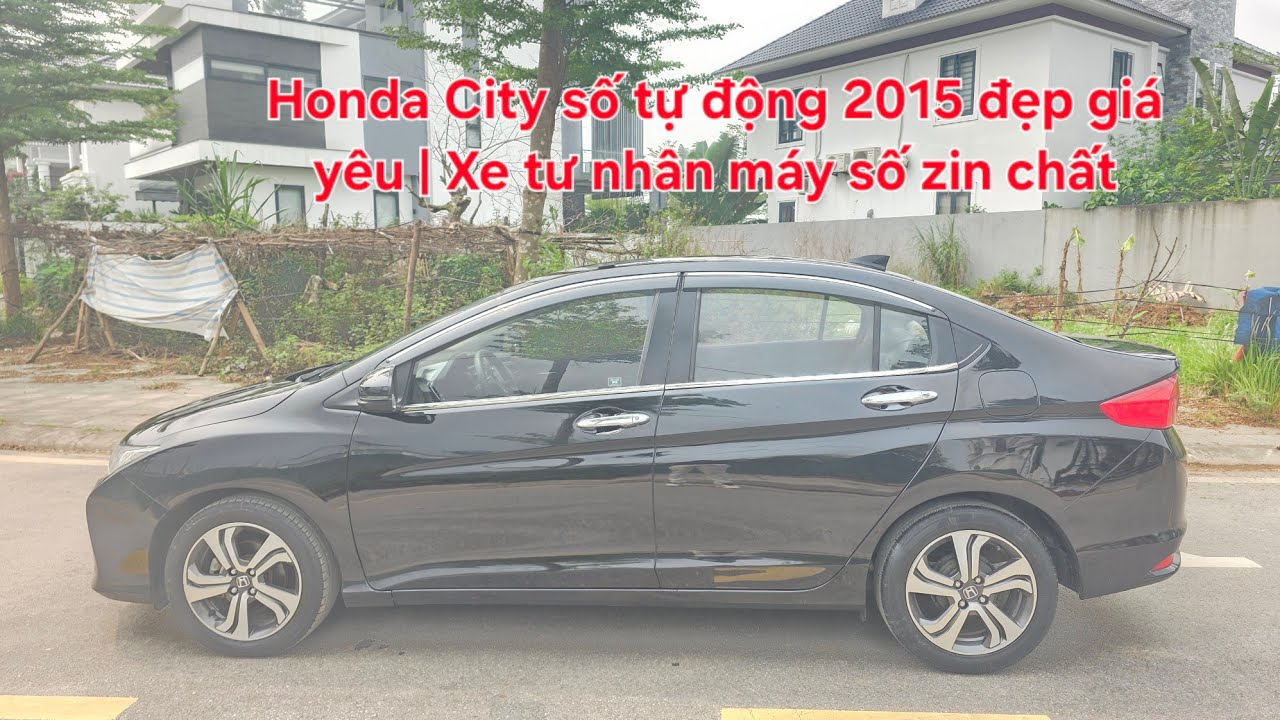 👨&zwj;✈️ Honda City số tự động 2015 đẹp gi&aacute; y&ecirc;u | Xe tư nh&acirc;n biển trắng m&aacute;y số zin chất lắm | 0913633466