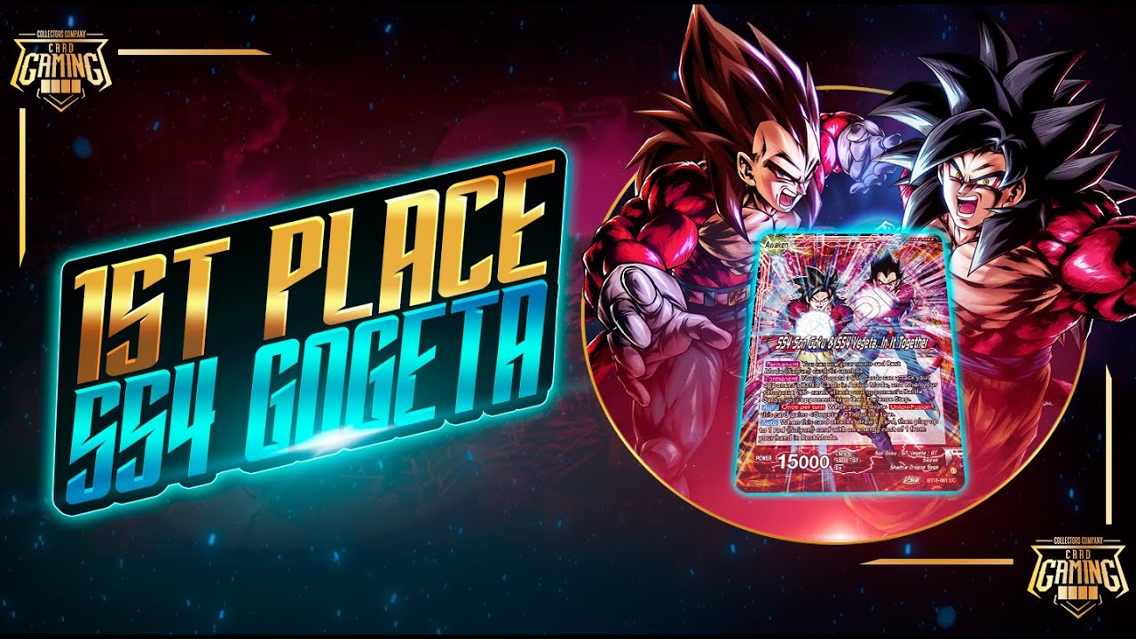 DBS Card Game - May 2023 - John's 1st Place SS4 Gogeta Deck Profile!