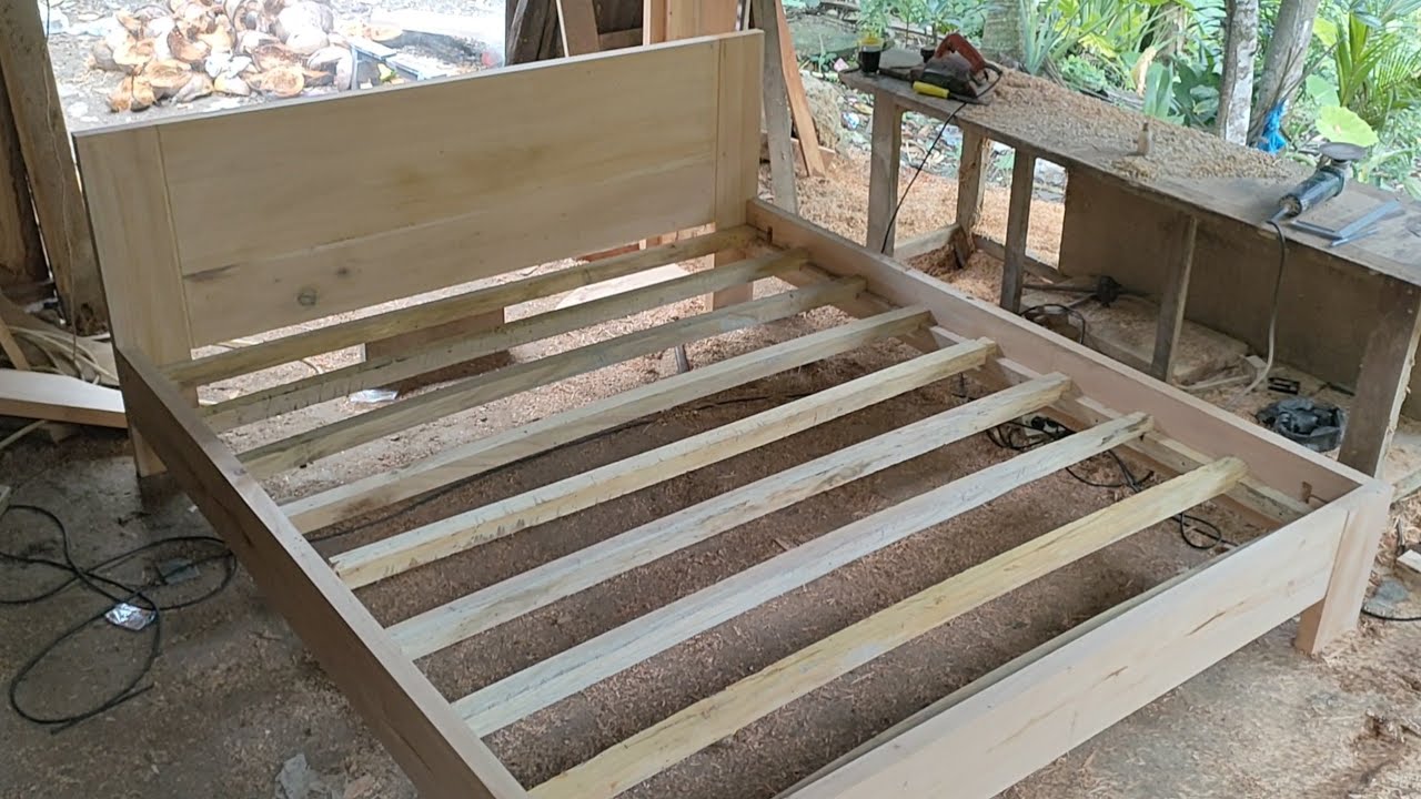 Cara Membuat dipan minimalis kayu modern