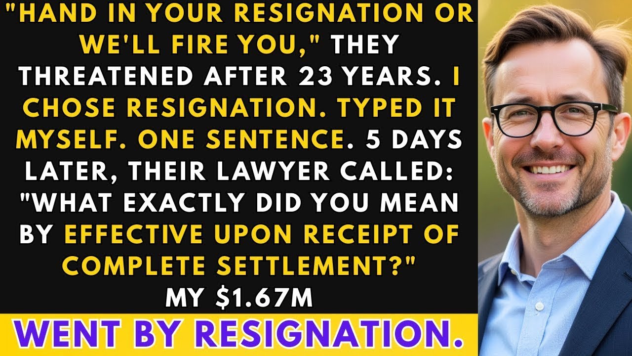They Made Me Resign After 23 Years… Big Mistake. Their Lawyer Won't Stop Calling.| Office Revenge