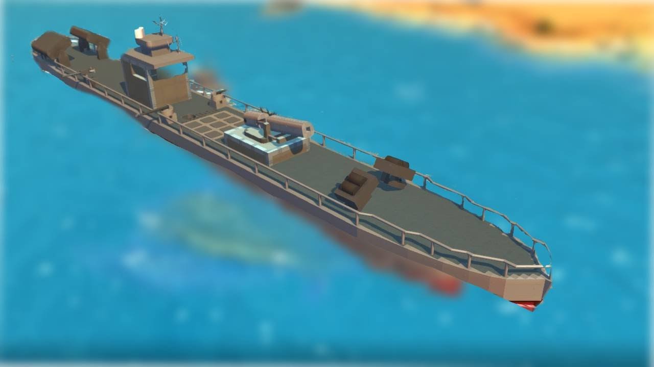 Navy Destroyer (Scrap Mechanic Workshop)