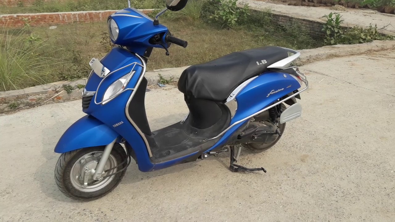 Yamaha Fascino review. yamaha fascino mileage & Top speed. ride safe check link