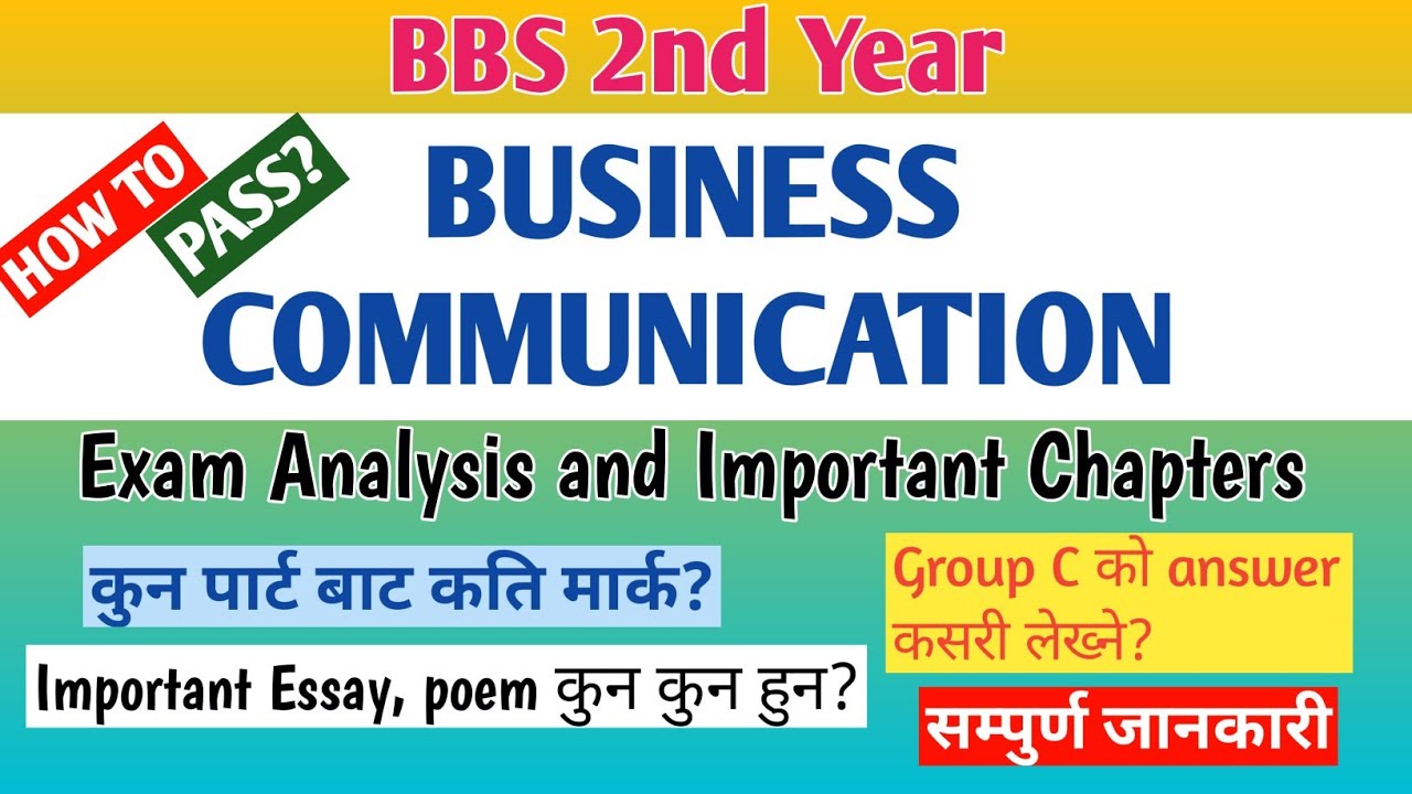 BBS 2nd year// BUSINESS COMMUNICATION// Last minute revision// के के हेर्ने र Group Cको कसरी लेख्ने?