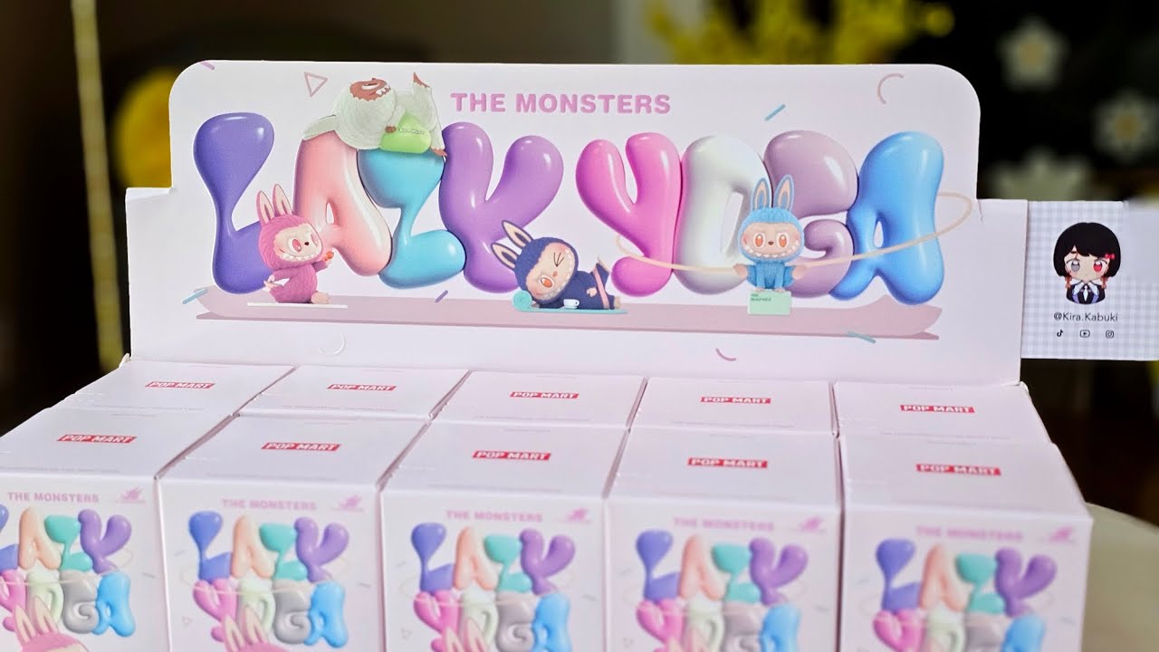 🧘‍♀️ Pop Mart Labubu: Lazy Yoga, blind box case unboxing!