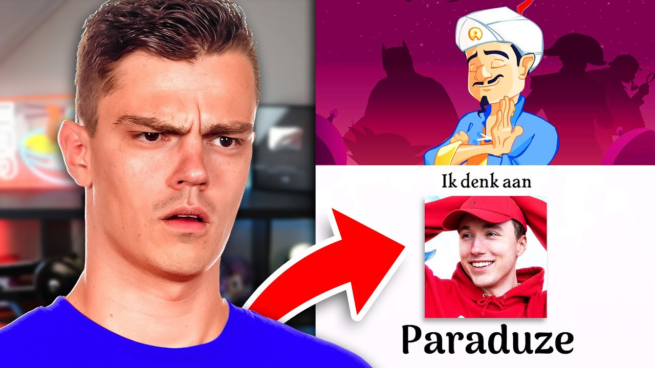 Mezelf Zoeken Op AKINATOR! (ft. Paraduze)
