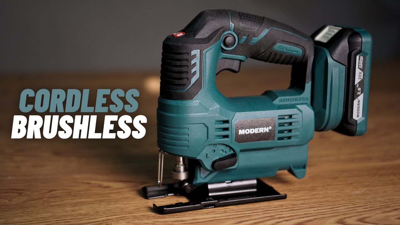 Jigsaw cordless brusless paling worth it saat ini MODERN M22 #jigsaw #powertools #woodworking