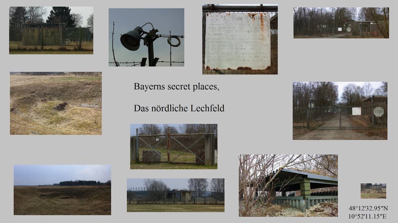 Bayerns Secret Places Das Lechfeld, Pershing1 Raketen , nukleare Teilhabe, Atombomben T.t.W.