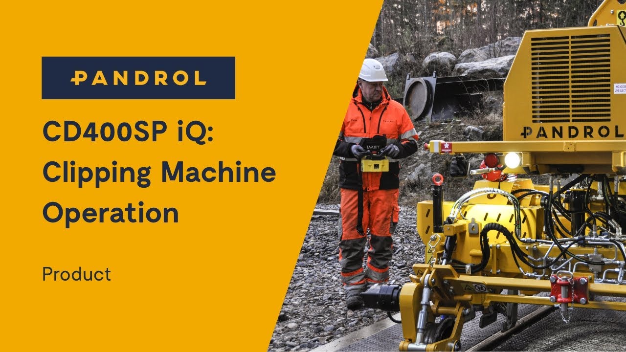 Pandrol CD400SP iQ - Clipping Machine Operation