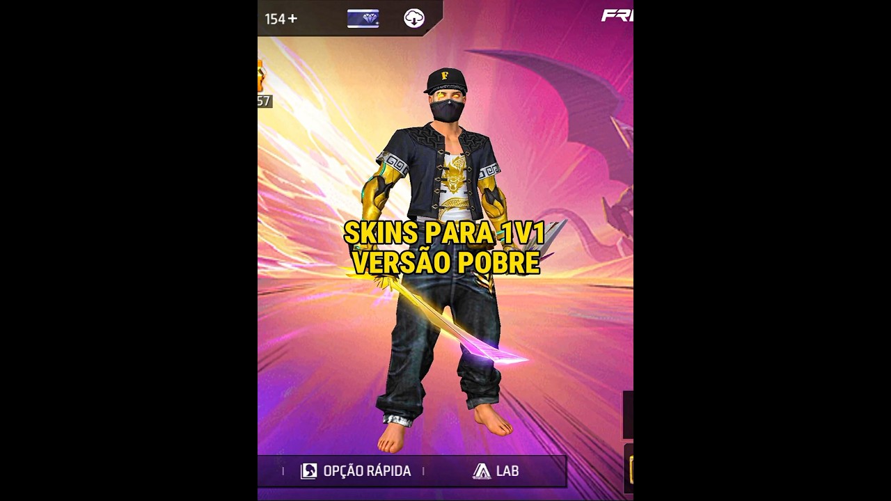 skins para 1v1 vers&atilde;o pobre/gr&aacute;tis