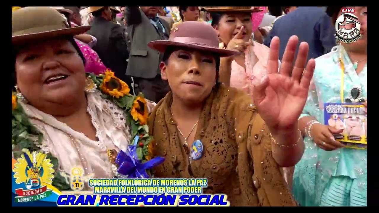 Deyvis Orosco y su Grupo Nectar en la Recepción Morenada Sociedad La Maravilla del Mundo
