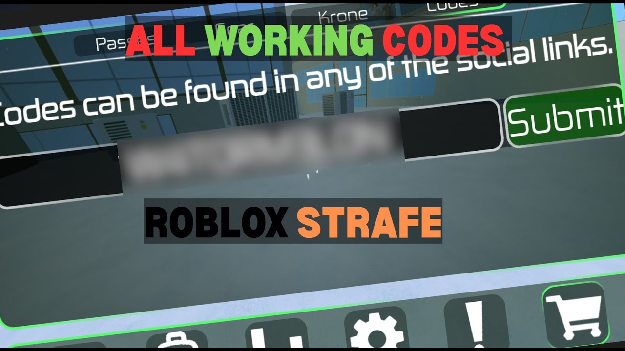 All Known Codes In Roblox Strafe!