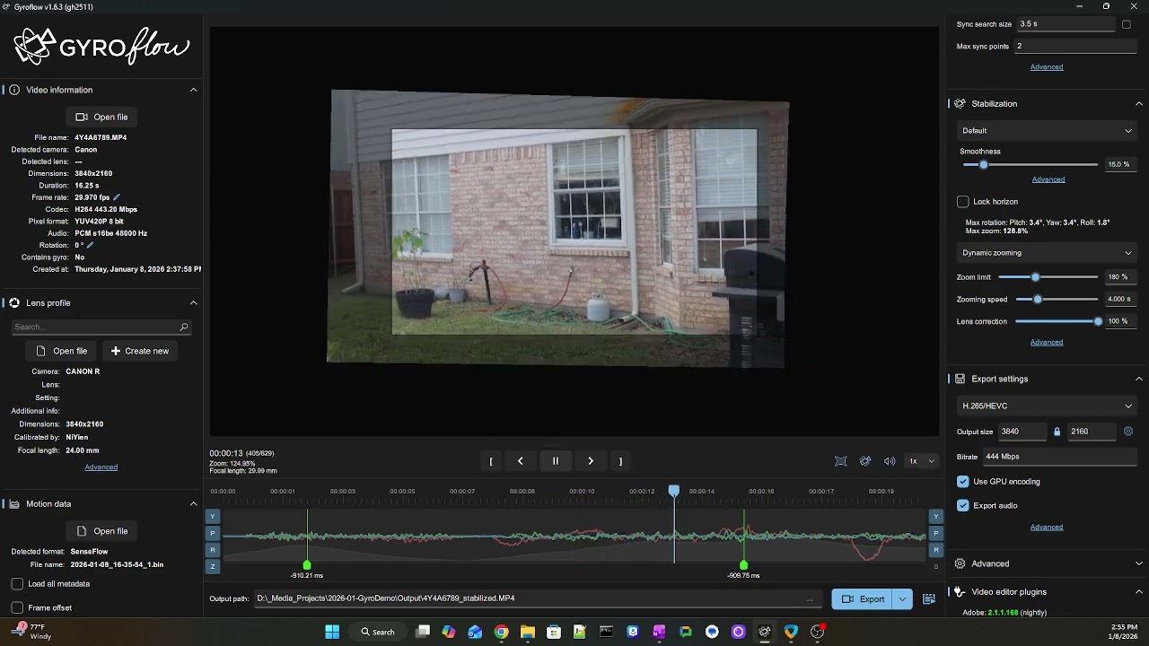 Reviewing Gyroflow with NiYienFX Camera Stabilizer  | Review in description