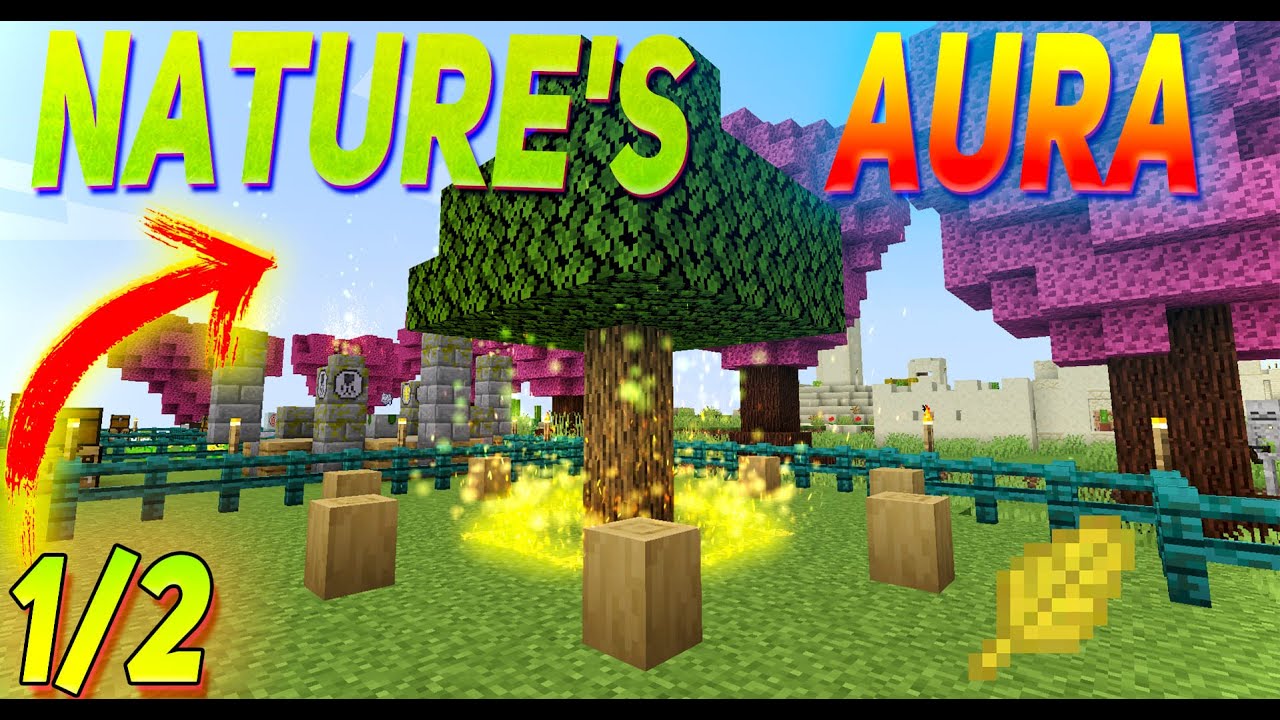 Nature's Aura (1.16.5) - Природная аура в майнкрафт. // Обзор модов #1/2 //  Майнкрафт с Модами.