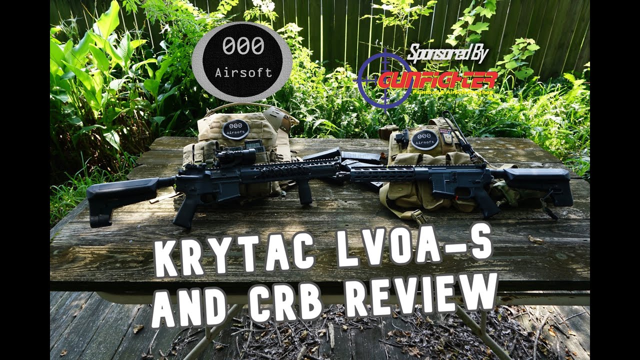Krytac LVOA-S Airsoft Gun Review (Compared to the CRB)!