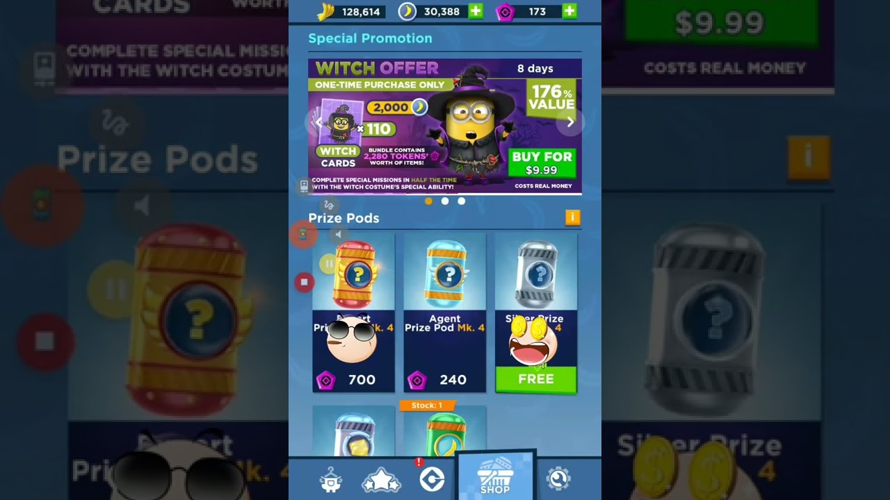 The Witch Special Offer is back in Minion Rush! #Shorts
